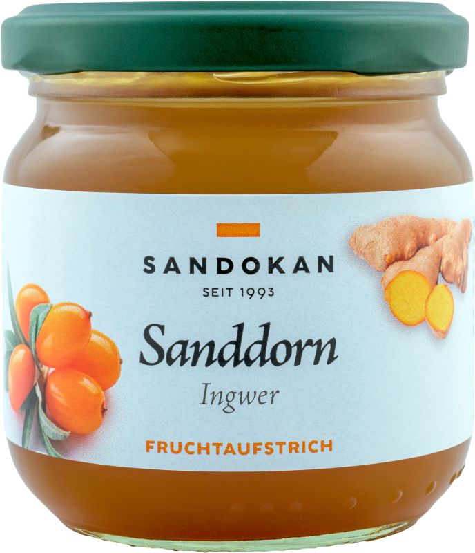 Fruchtaufstrich Sanddorn Ingwer 225 g