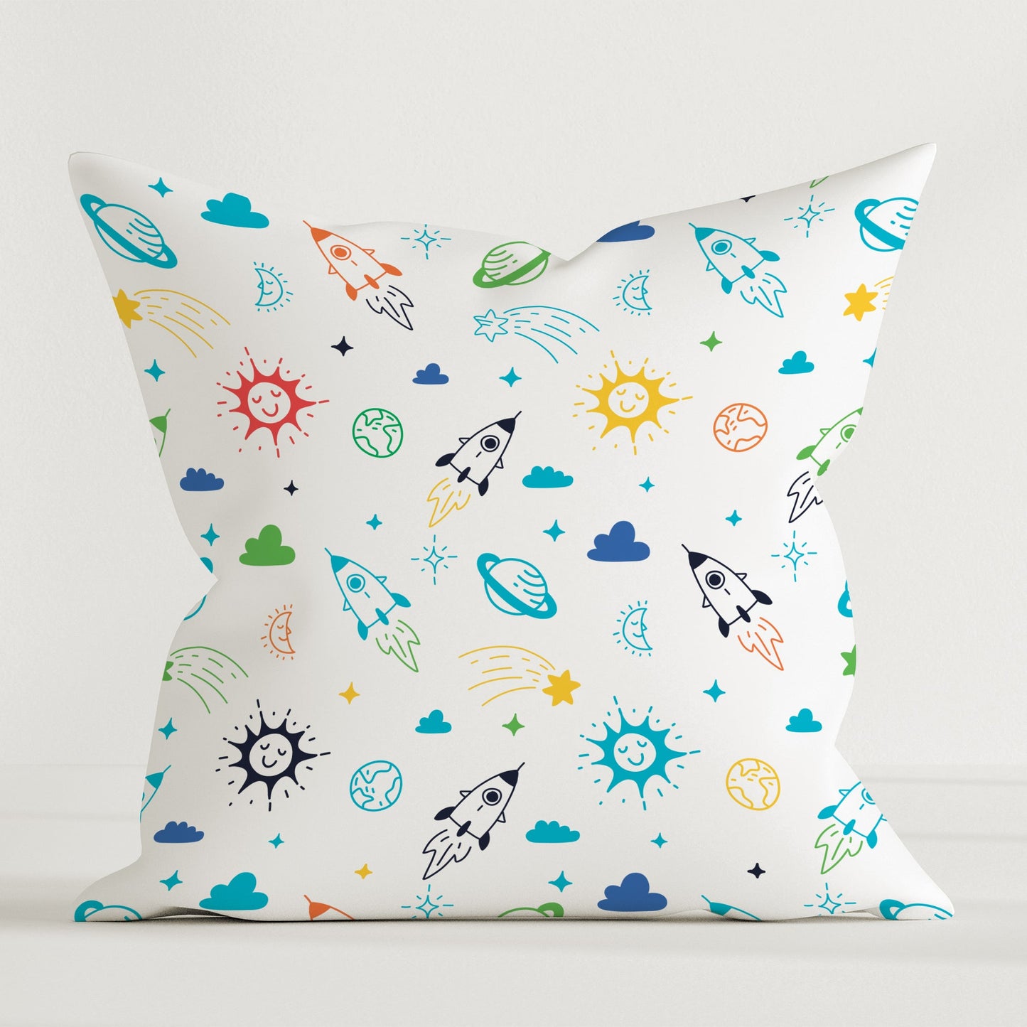 "Weltall" Kinder Dekokissen