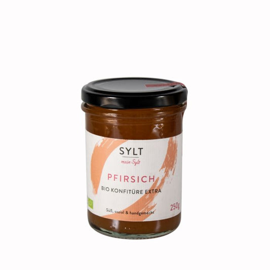 Mein Sylt -  Bio Pfirsich Konfitüre 250g