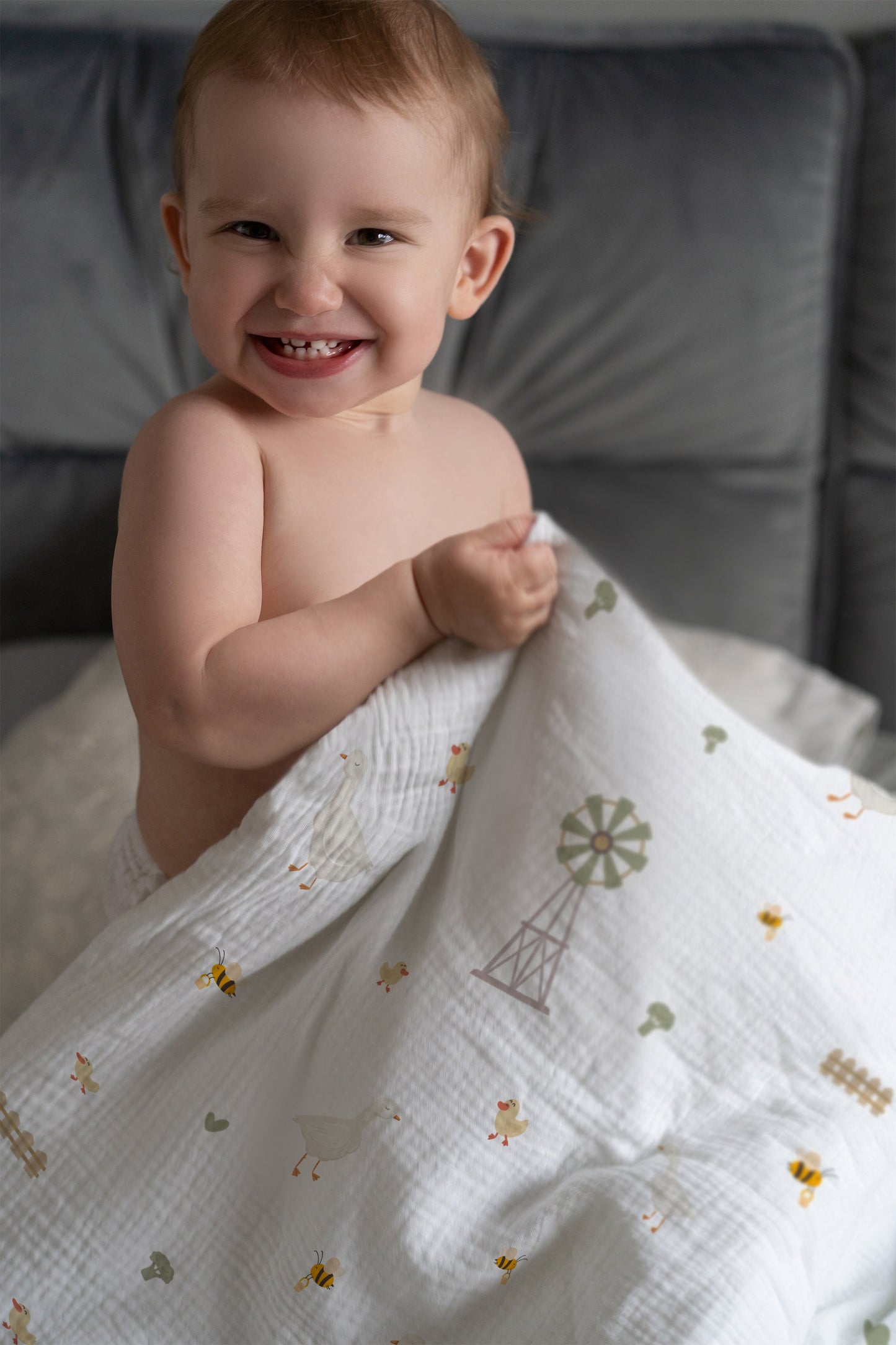 "Gänselein" Premium Kinderbettwäsche