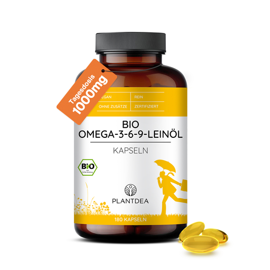 Bio Omega-3-6-9-Leinöl Kapseln