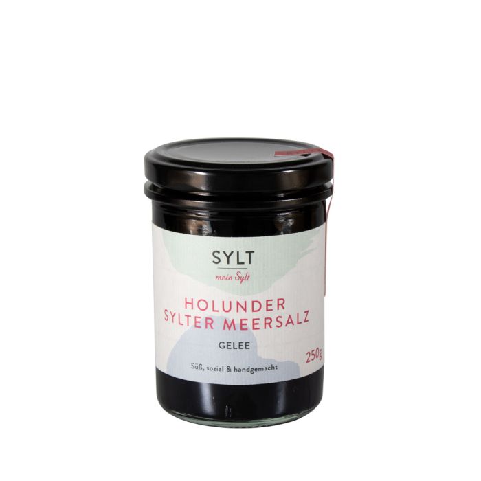 Mein Sylt -  Holundergelee / Meersalz Konfitüre 250g