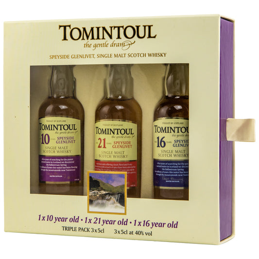 Tomintoul Collection 3 x 5 cl (Miniaturen)