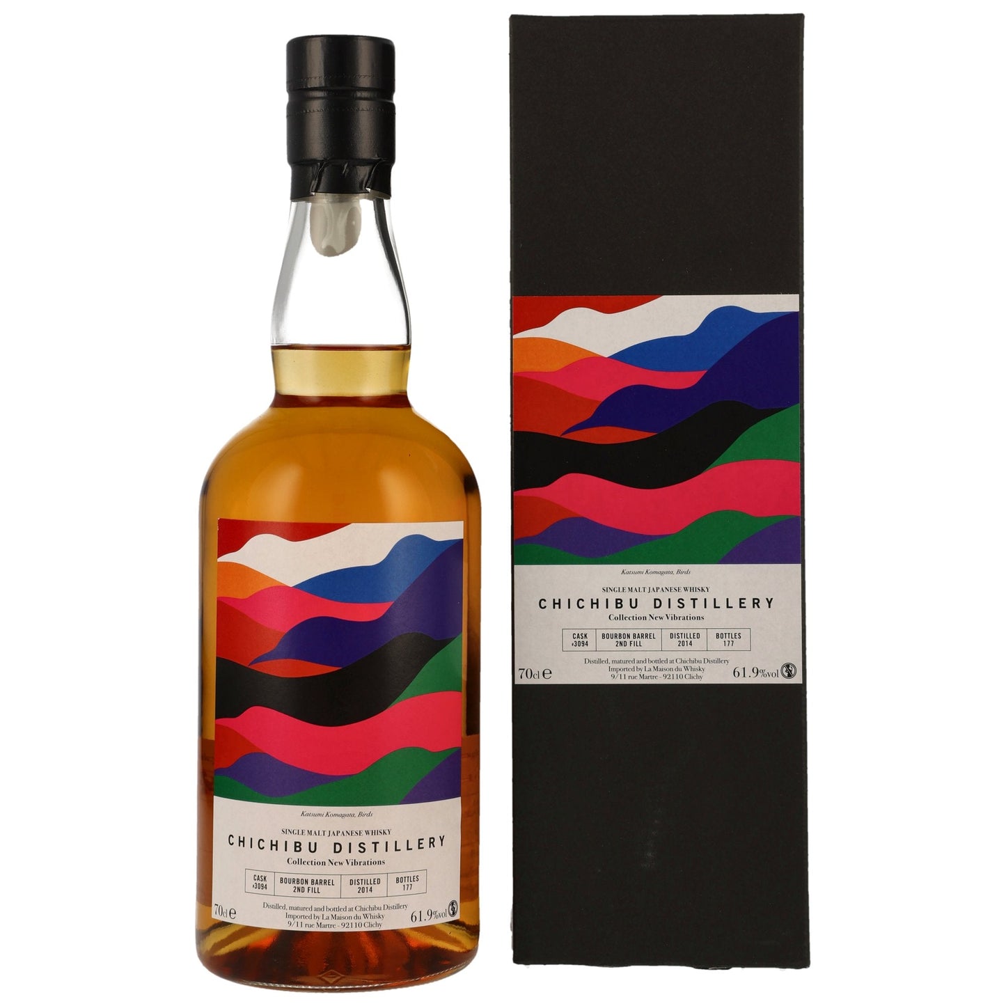 Chichibu 9 2014/2023 - New Vibrations - Second Fill Bourbon Barrel #3094