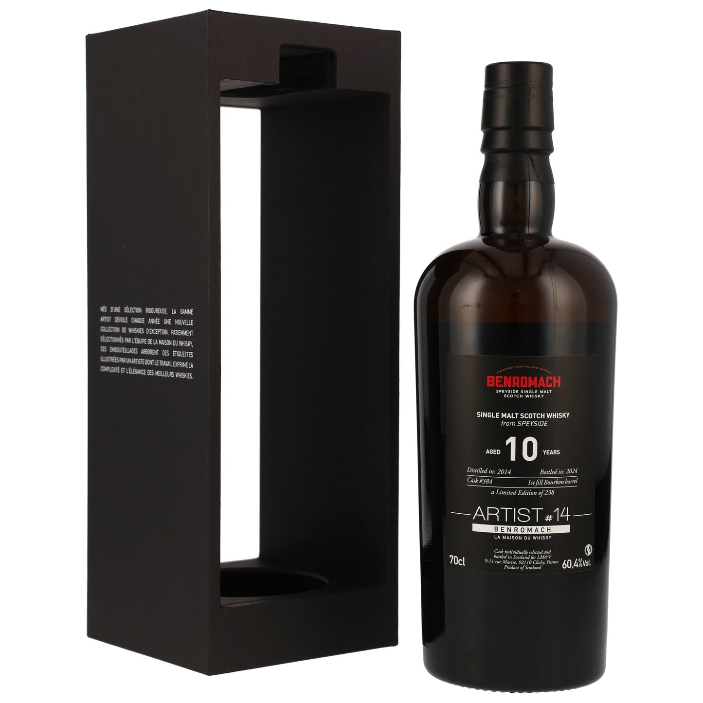 Benromach 10 2014/2024 - 1st Fill Bourbon Barrel #384 - Artist #14