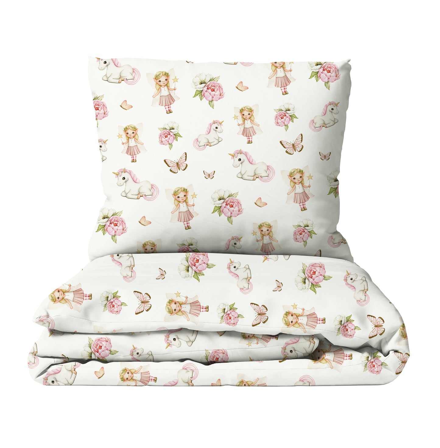 “Fee und Einhorn” Premium Kinderbettwäsche