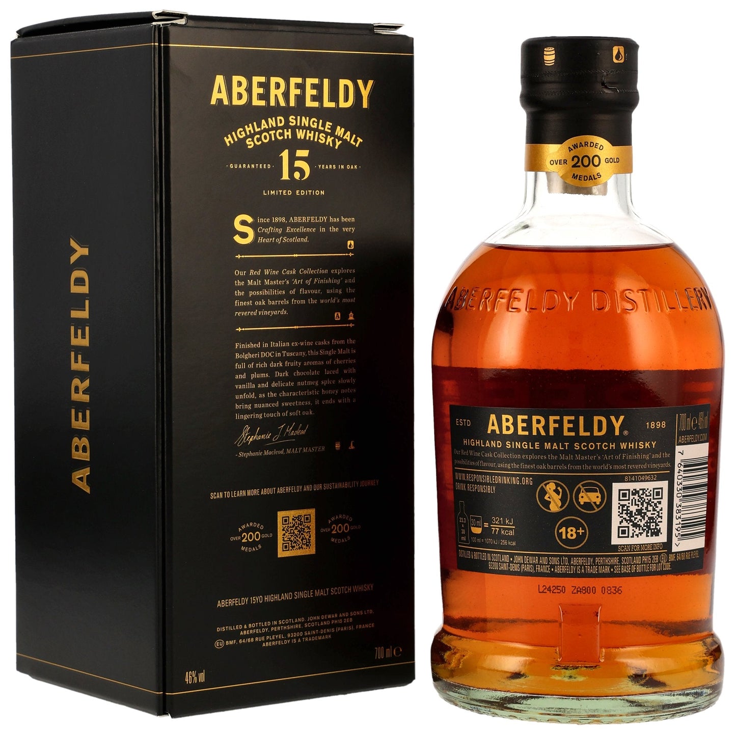 Aberfeldy 15 - Bolgheri Red Wine Casks Finish