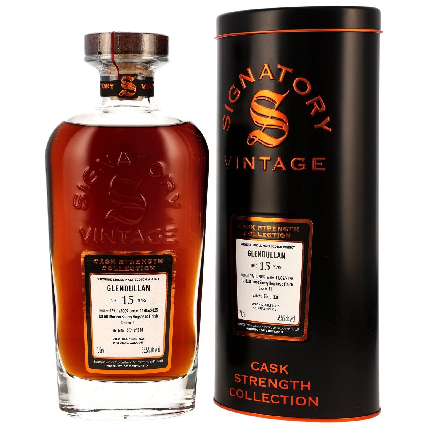 Glendullan 15 2009/2025 - Signatory Vintage Cask Strength Collection - 1st Fill Oloroso Sherry Finish #11