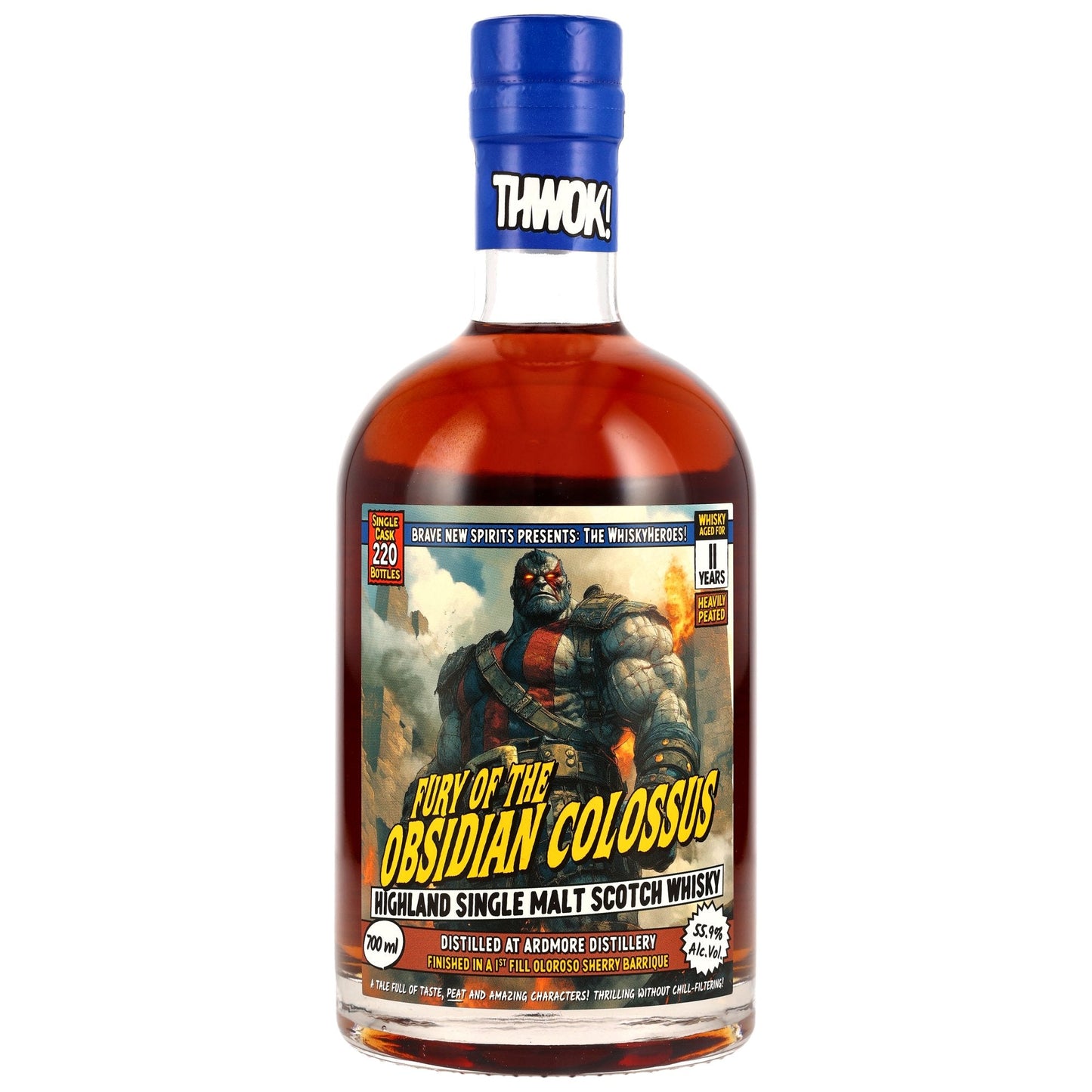 Ardmore 11 - Whisky Heroes: Fury of the Obsidian Colossus - 1st Fill Oloroso Sherry Barrique Finish