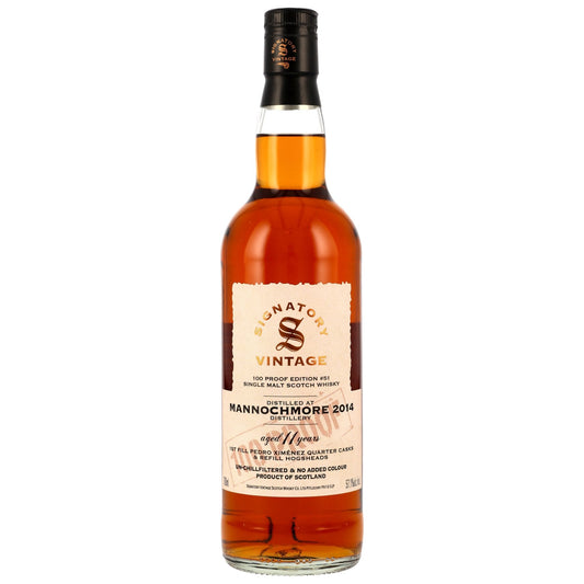Mannochmore 11 2014/2025 - Signatory Vintage - 100 PROOF #51