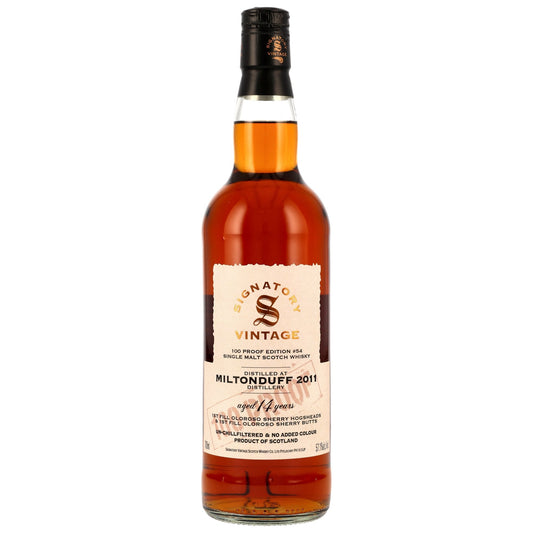 Miltonduff 14 2011/2025 - Signatory Vintage - 100 PROOF #54