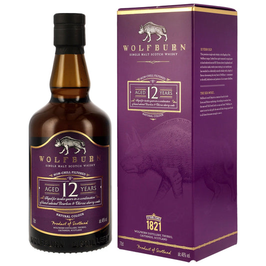 Wolfburn 12 - Bourbon & Oloroso Sherry Casks