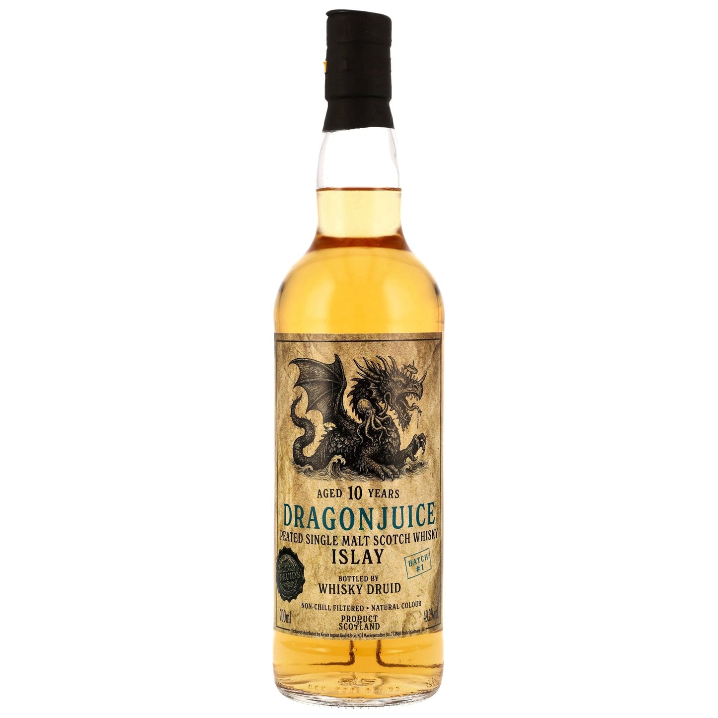 Dragonjuice 10 - Islay Peated Single Malt - Whisky Druid - Batch #1