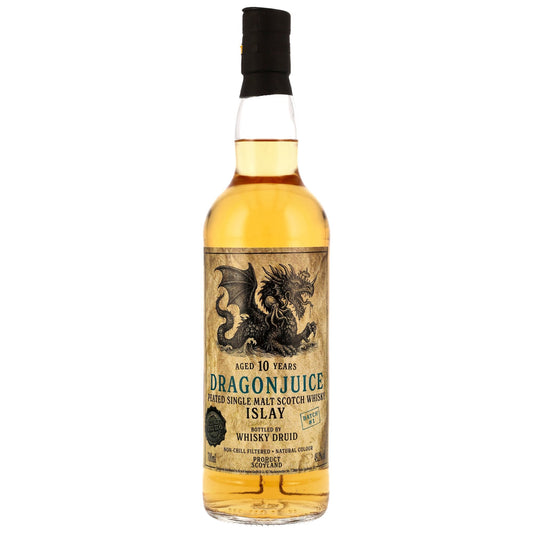 Dragonjuice 10 - Islay Peated Single Malt - Whisky Druid - Batch #1