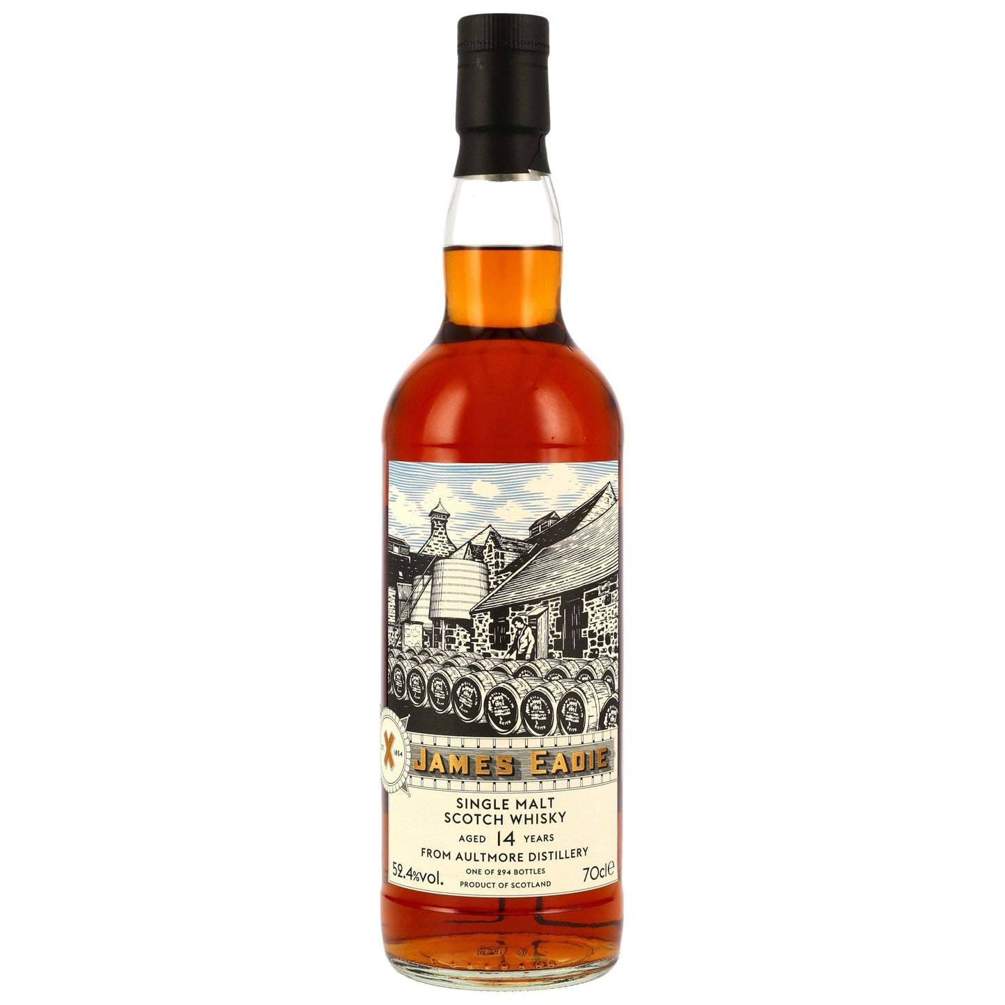 Aultmore 14 2010/2025 - James Eadie - Re-Charred Hogshead #306108