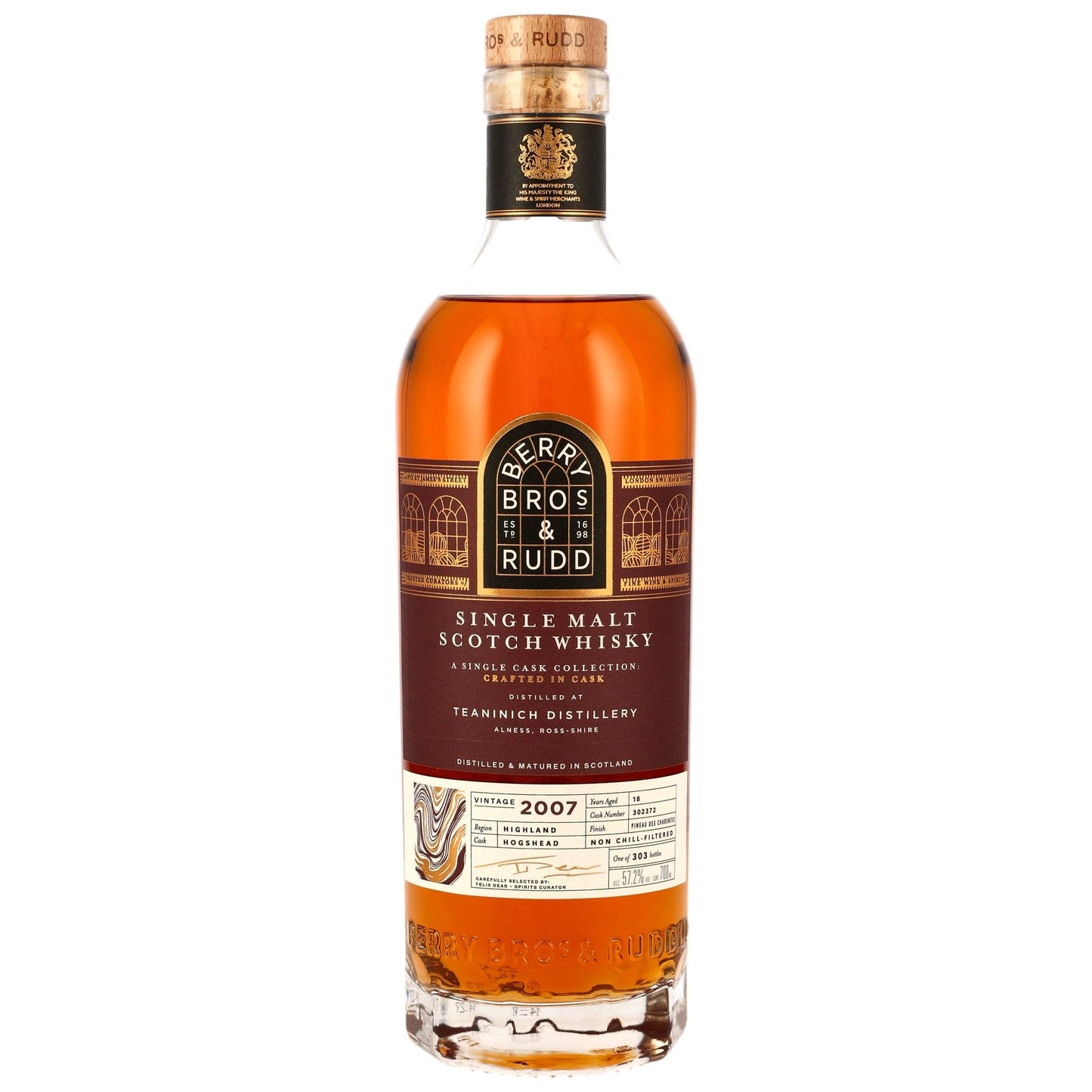 Teaninich 18 2007/2025 - Berry Bros and Rudd - Pineau des Charentes Finish #302372