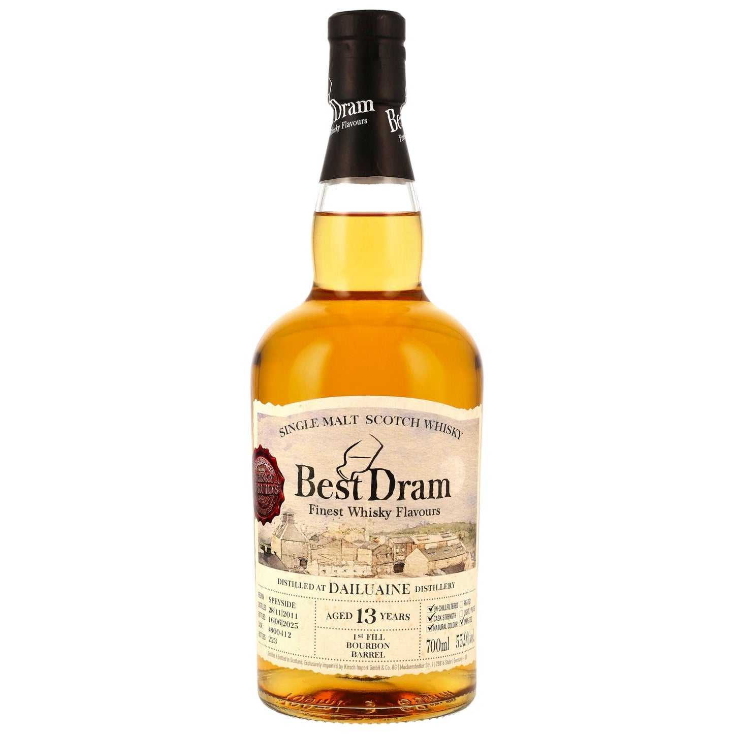 Dailuaine 13 2011/2025 - Best Dram - 1st Fill Bourbon Barrel #800412
