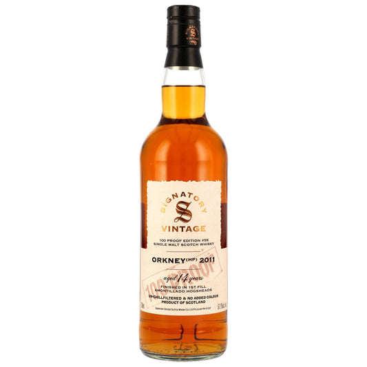 Orkney (HP) 14 2011/2025 - Amontillado - Signatory Vintage - 100 PROOF #58