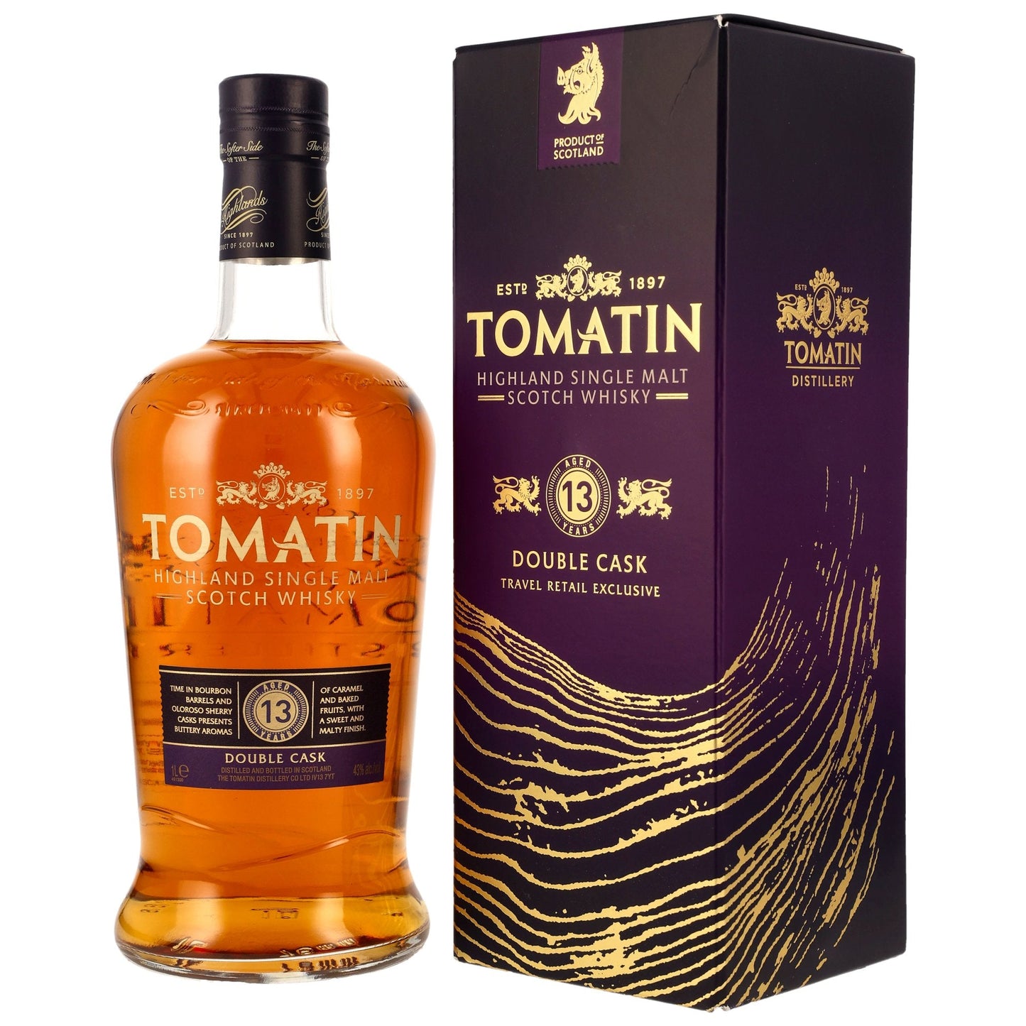 Tomatin 13 - Double Cask - Bourbon & Oloroso Sherry Casks