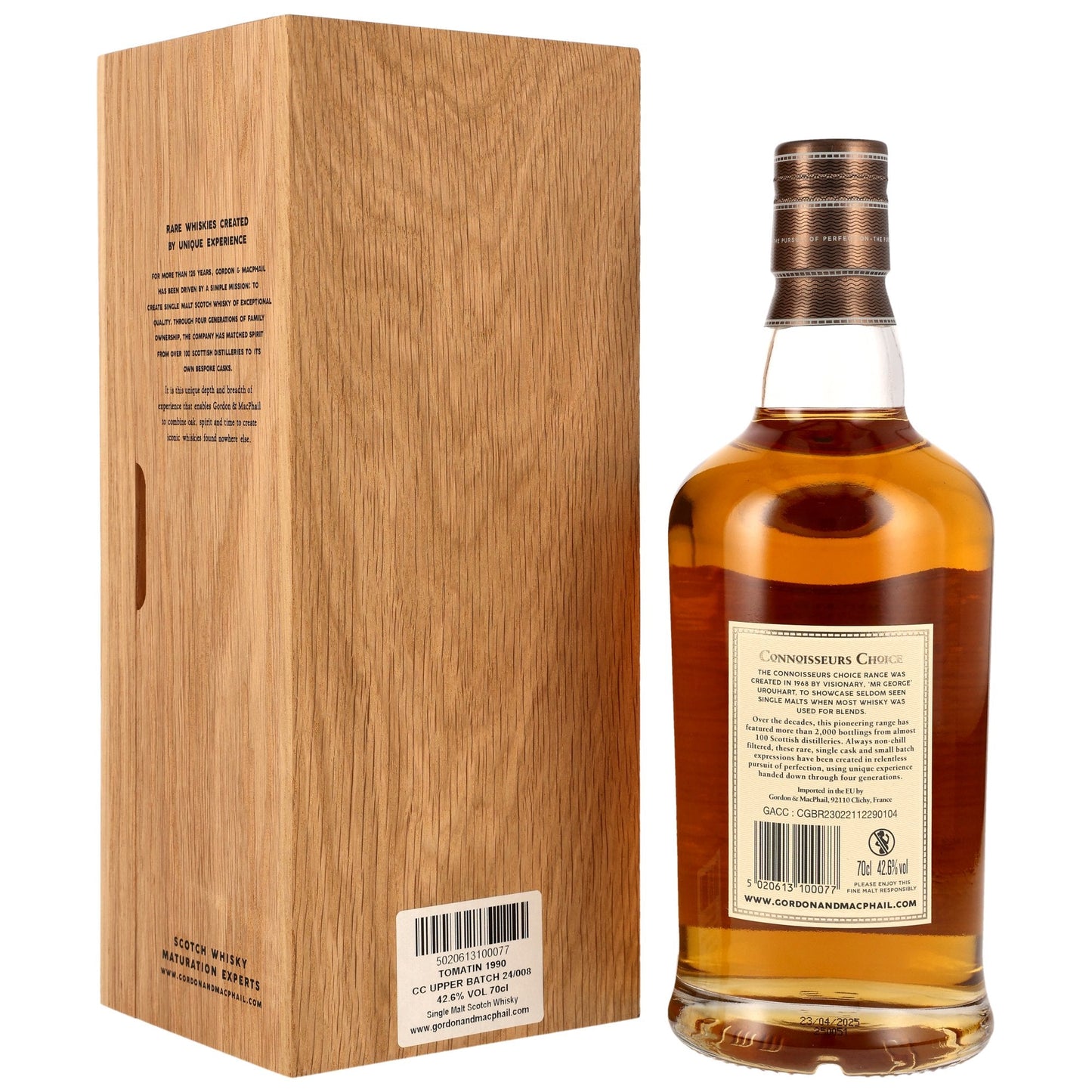 Tomatin 34 1990/2025 - Gordon & MacPhail Connoisseurs Choice - Refill American Hogshead #10213