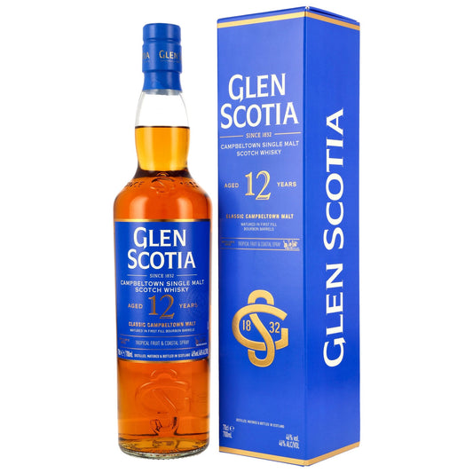 Glen Scotia 12 - Tropical Fruit & Coastal Spray - 1st Fill Bourbon Casks