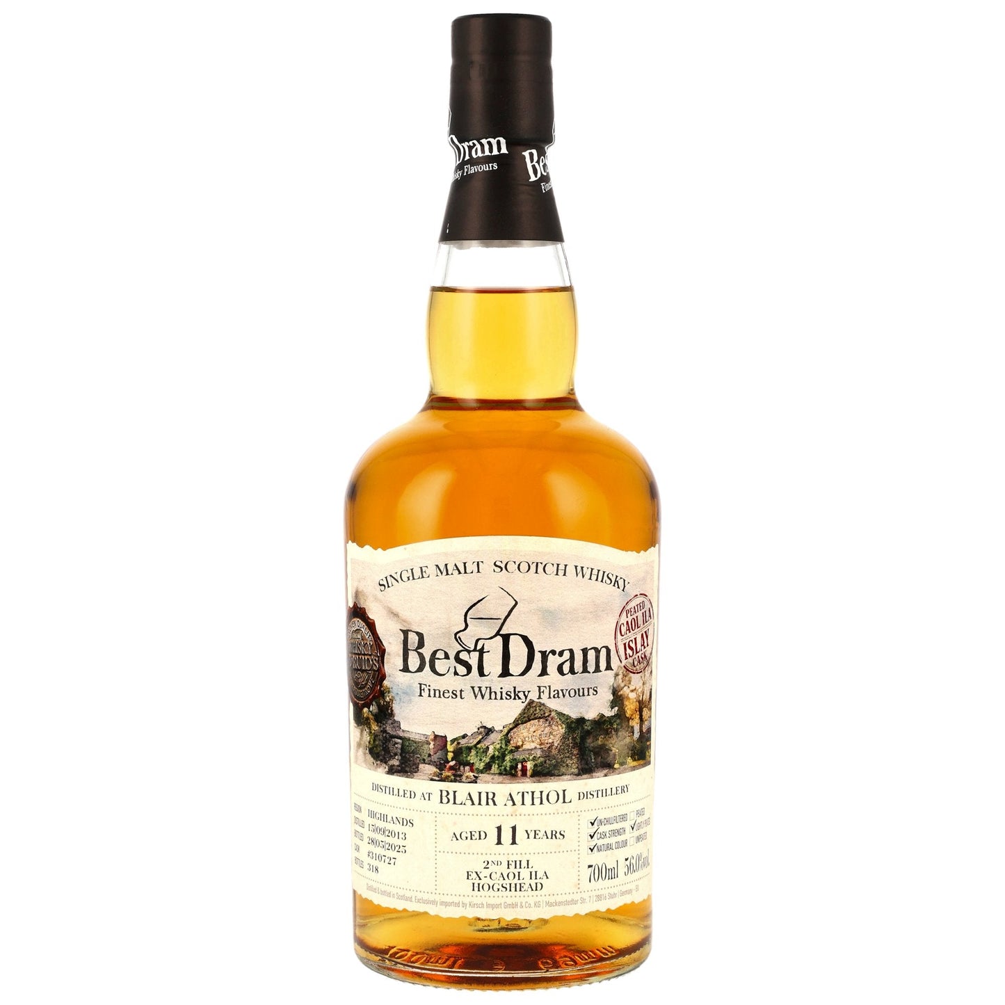 Blair Athol 11 2013/2025 - Best Dram - 2nd fill ex-Caol Ila Cask #310727