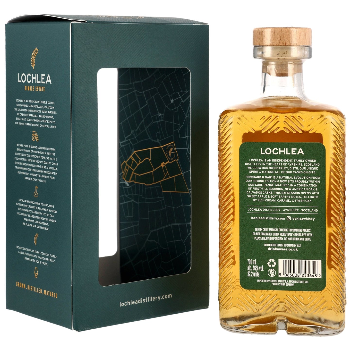 Lochlea - Orchard & Oak - Bourbon, New Oak & Calvados Casks