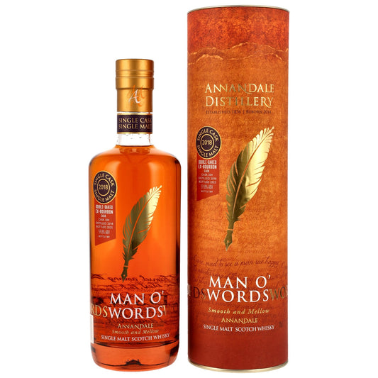 Annandale 2018/2025 - Man O' Sword - Double Oaked Ex-Bourbon Cask #504