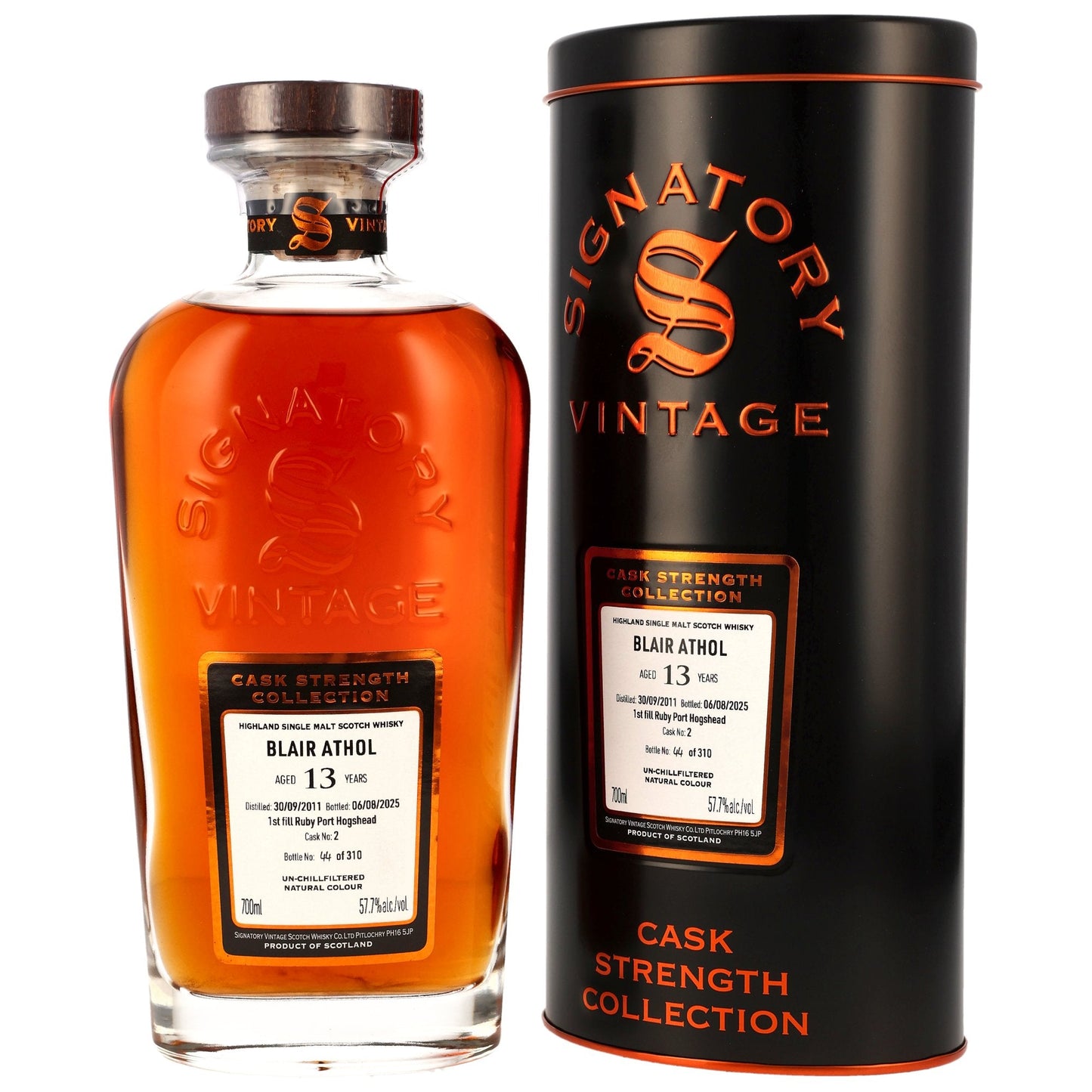 Blair Athol 13 2011/2025 - Signatory Vintage Cask Strength Collection - 1st Fill Ruby Port #2