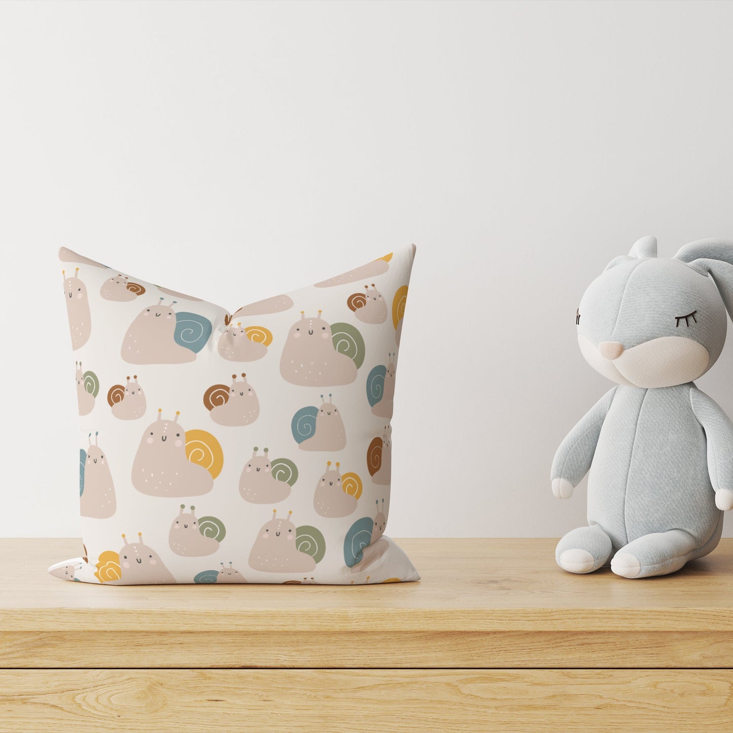 "Nordic Lustige Schnecken" Kinder Dekokissen