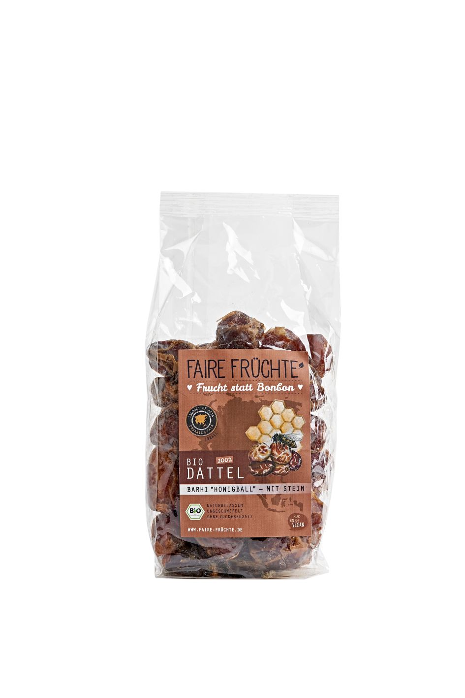 500g Bio Dattel Barhi 'Honigball' mit Stein