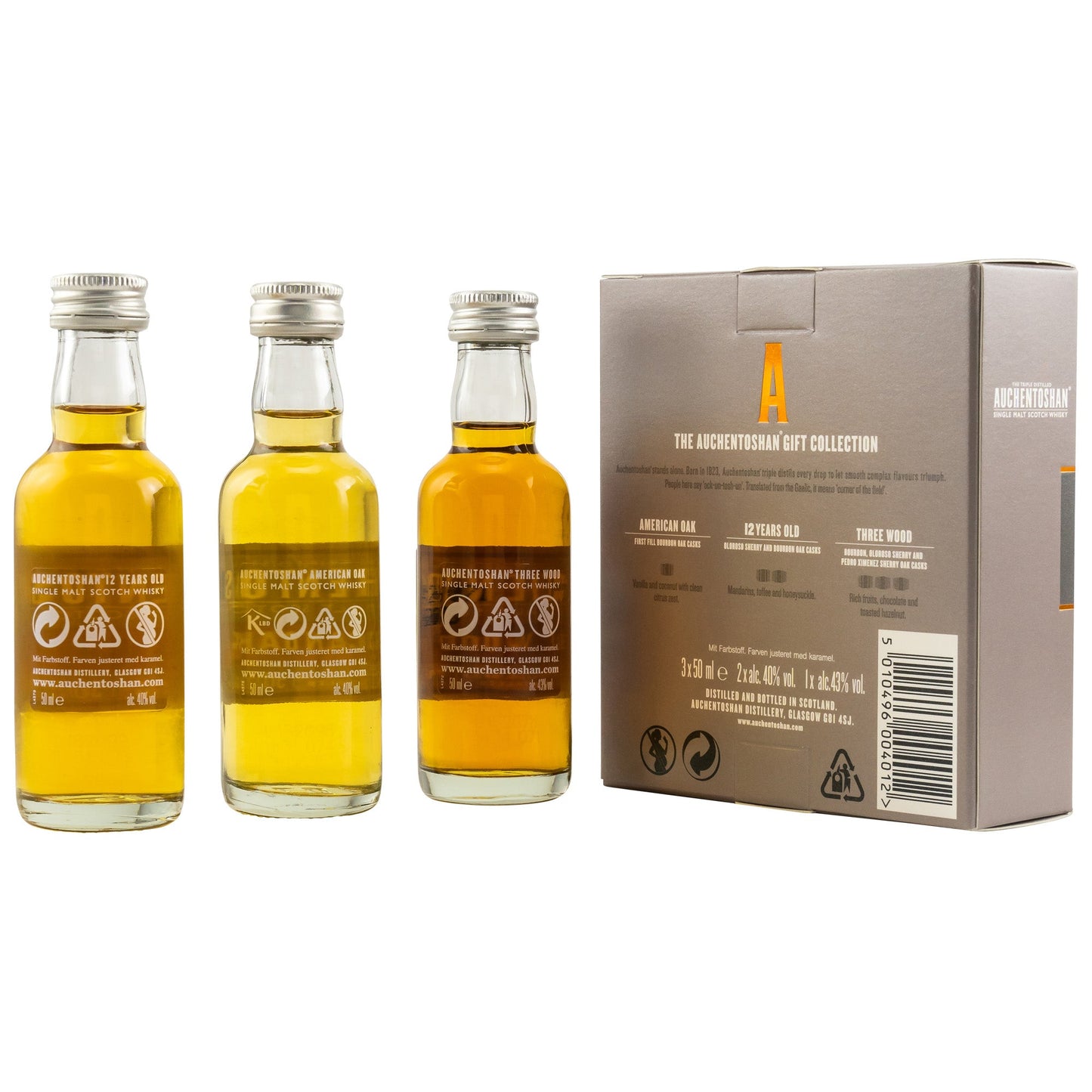 Auchentoshan Collection 3 x 5 cl (Miniaturen)