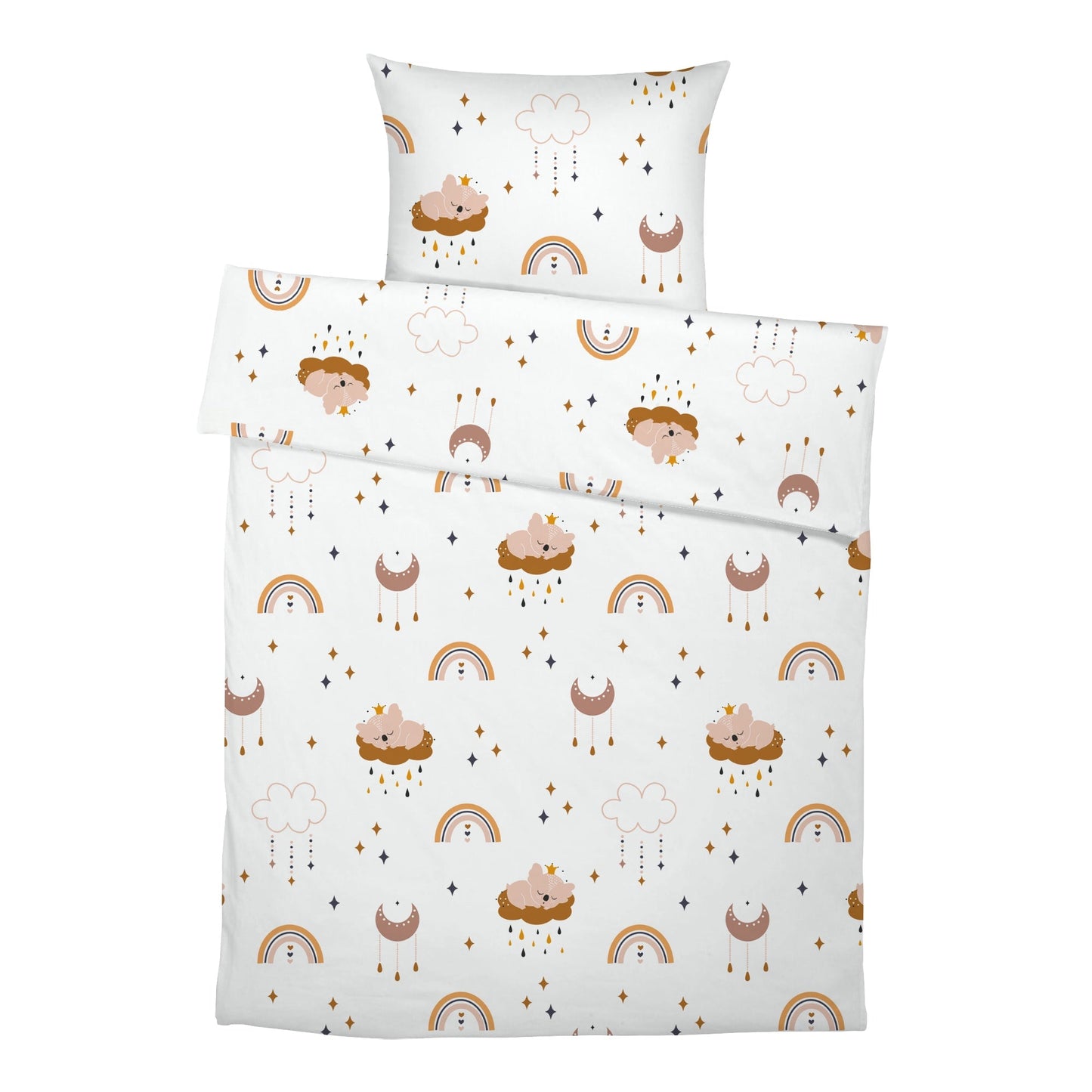 “Regenbogen Koala” Premium Kinderbettwäsche