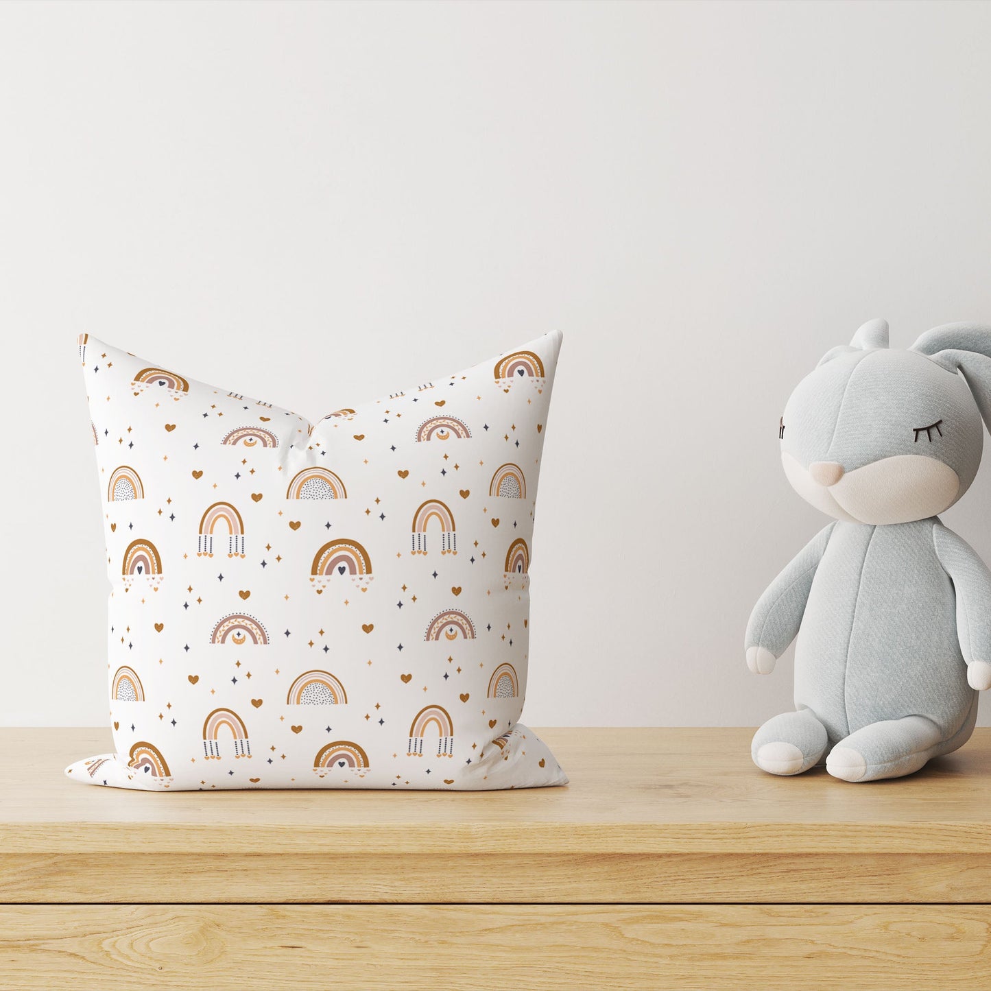 “Boho Rainbow” Premium Kinder Dekokissen