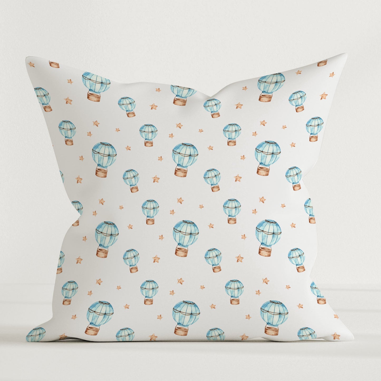 “Heissluftballons” Premium Kinder Dekokissen