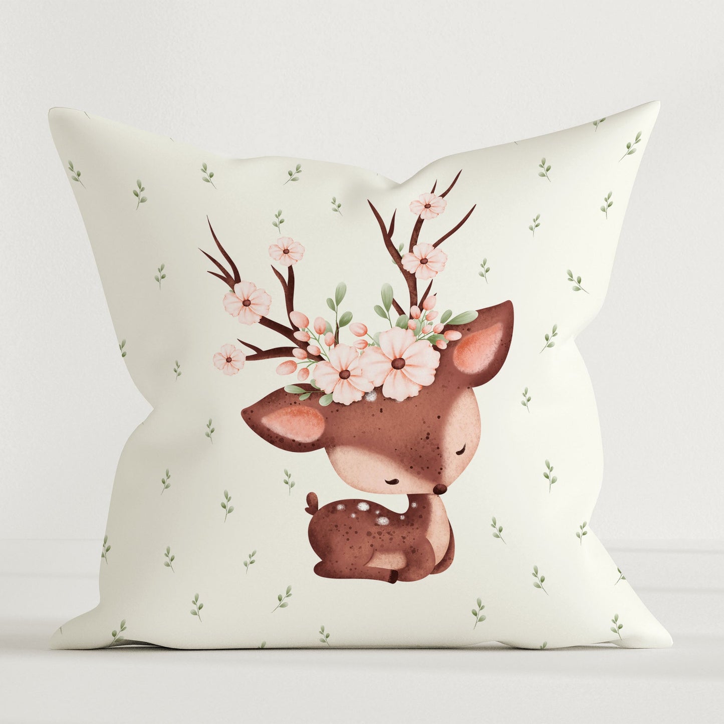 “Reh” Premium Kinder Dekokissen