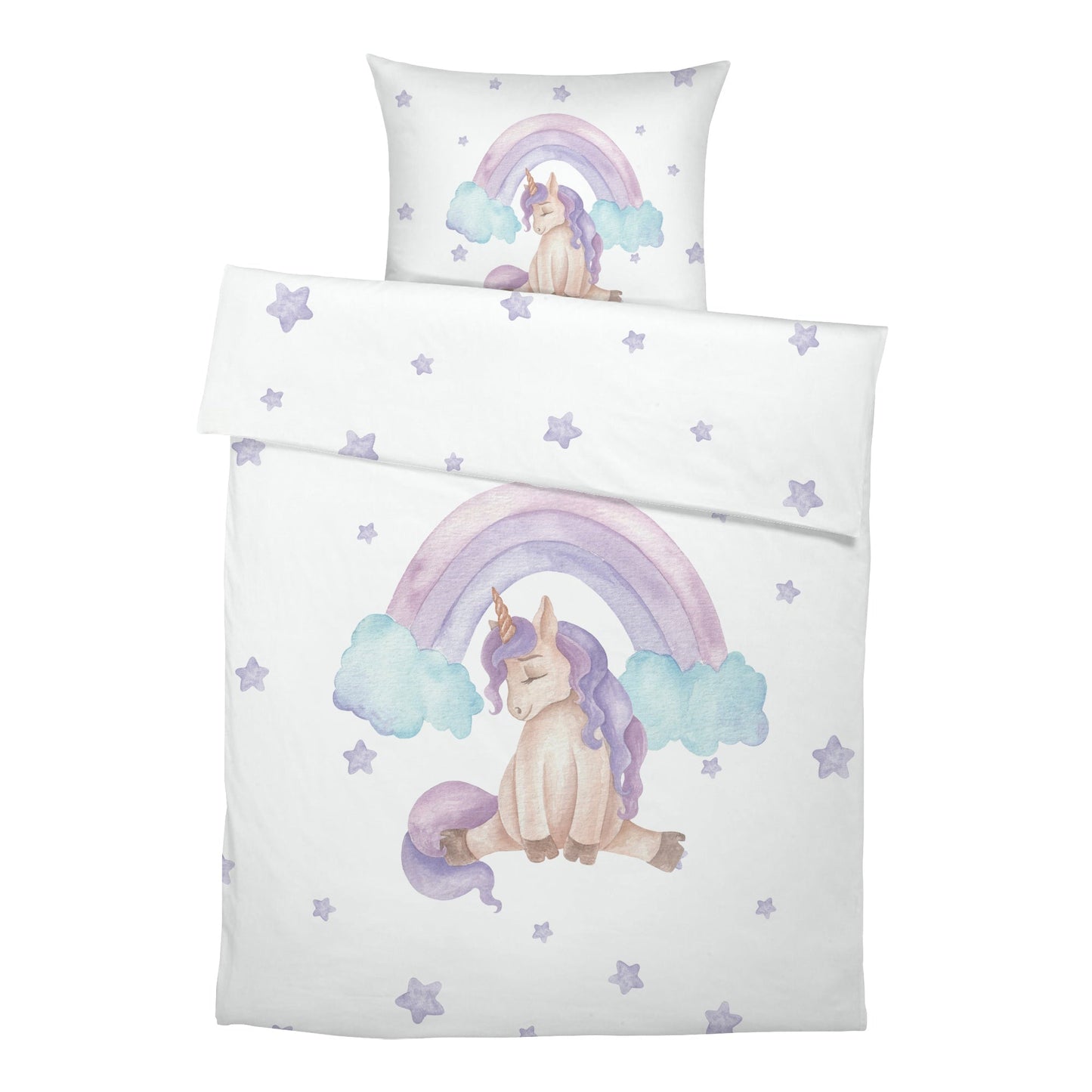 “Mein liebes Einhorn” Premium Kinderbettwäsche