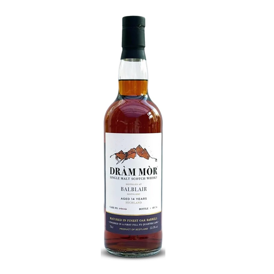 Balblair 14 2011/2025 - Dràm Mòr - 1st Fill PX Quarter Cask Finish