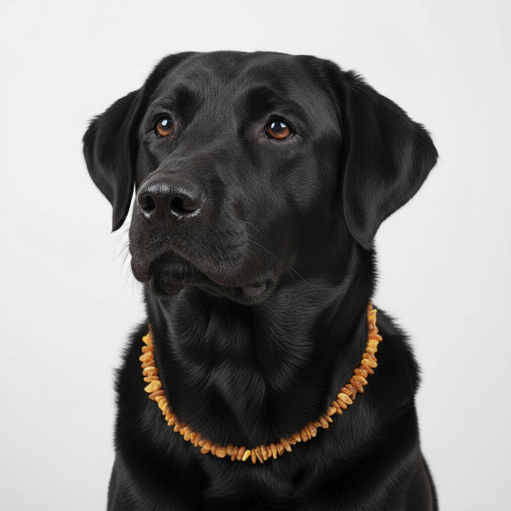 Hunde Bernsteinkette Sonne