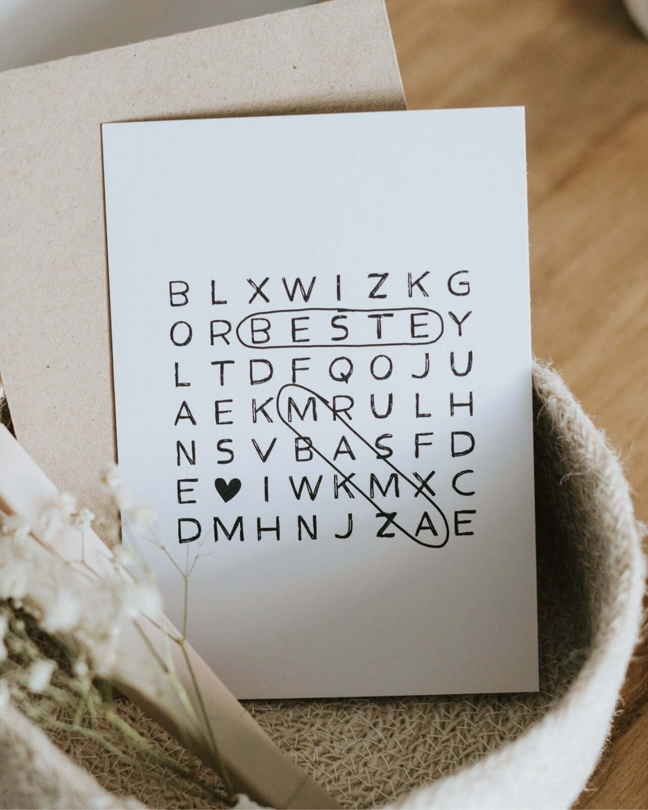 Beste Mama · Postkarte