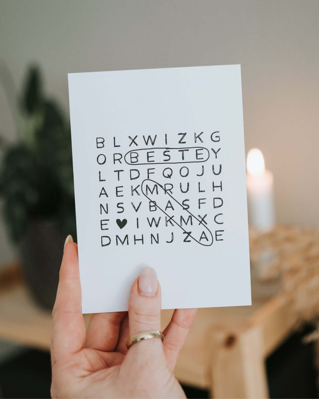 Beste Mama · Postkarte