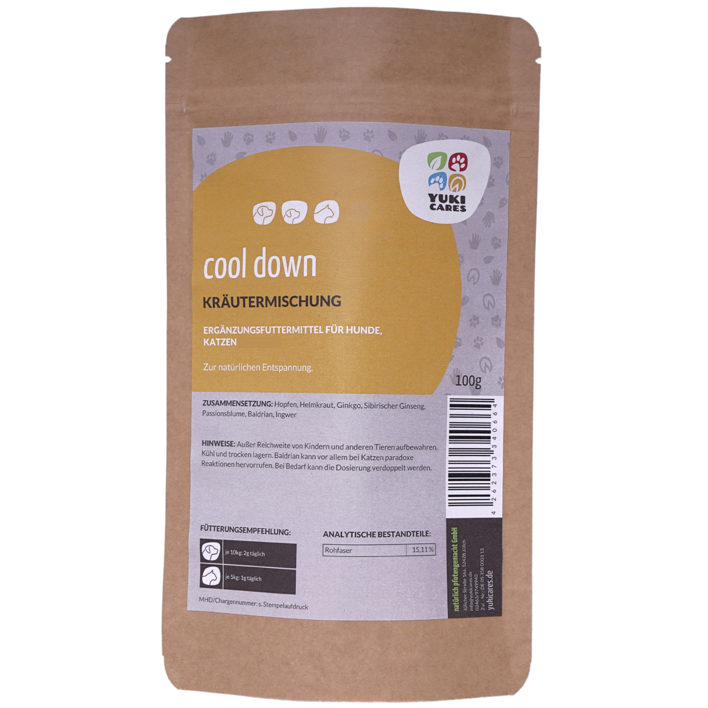 Cool down Pulver 100g