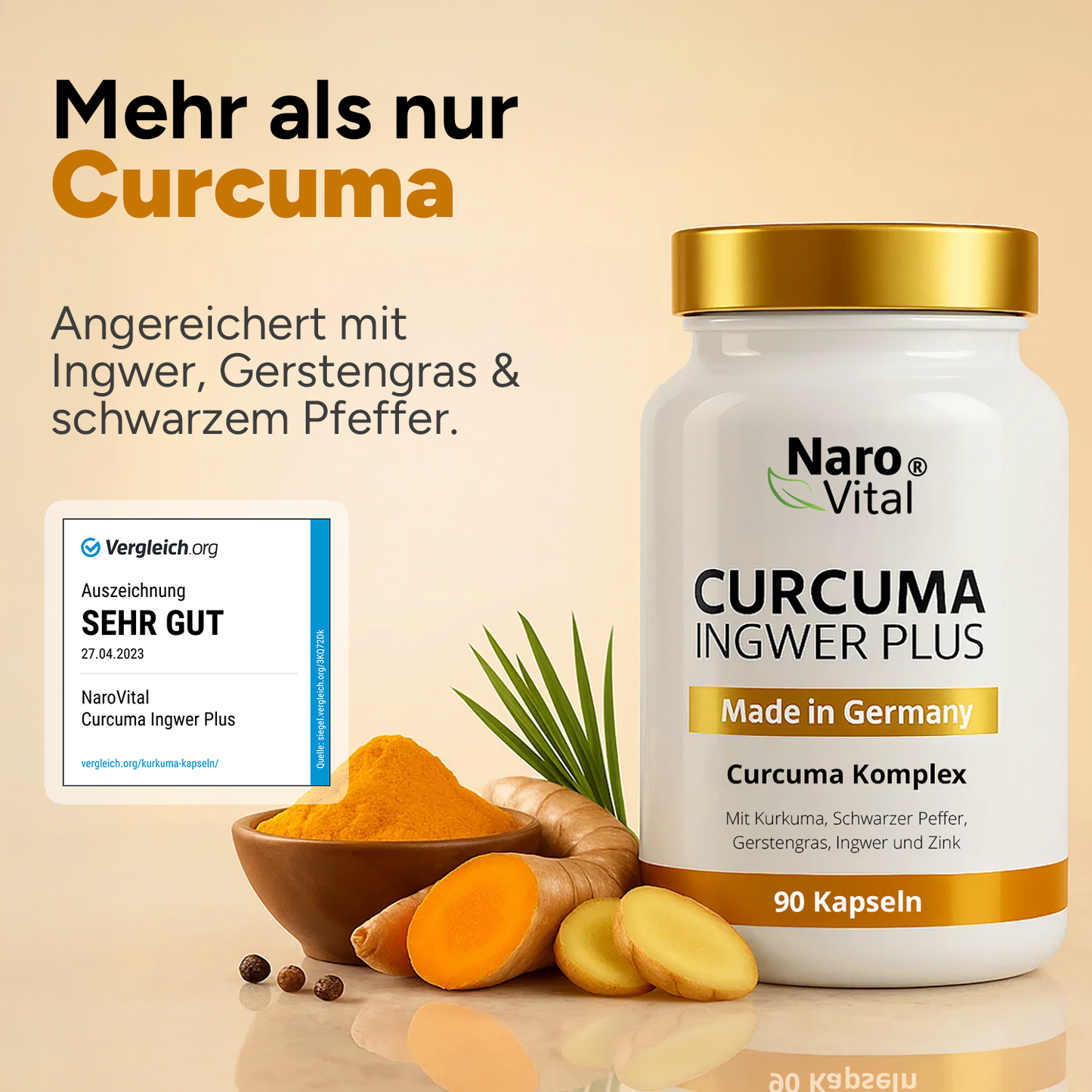 Curcuma Ingwer Plus – Kurkuma Kapseln