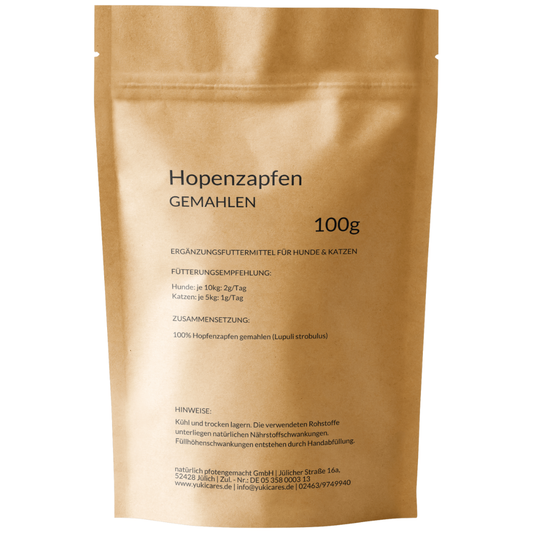 Hopfenpulver Zapfen gemahlen 100g