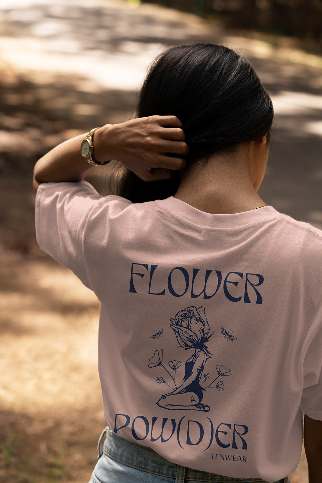 "Flower Pow(d)er" Unisex Shirt