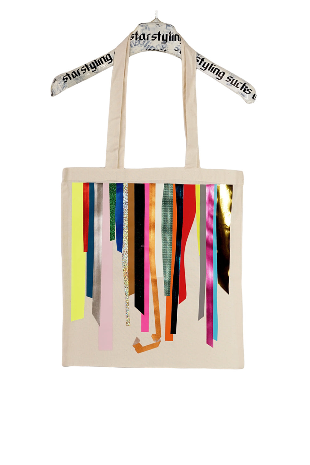 Foil Stripes Tote Bag