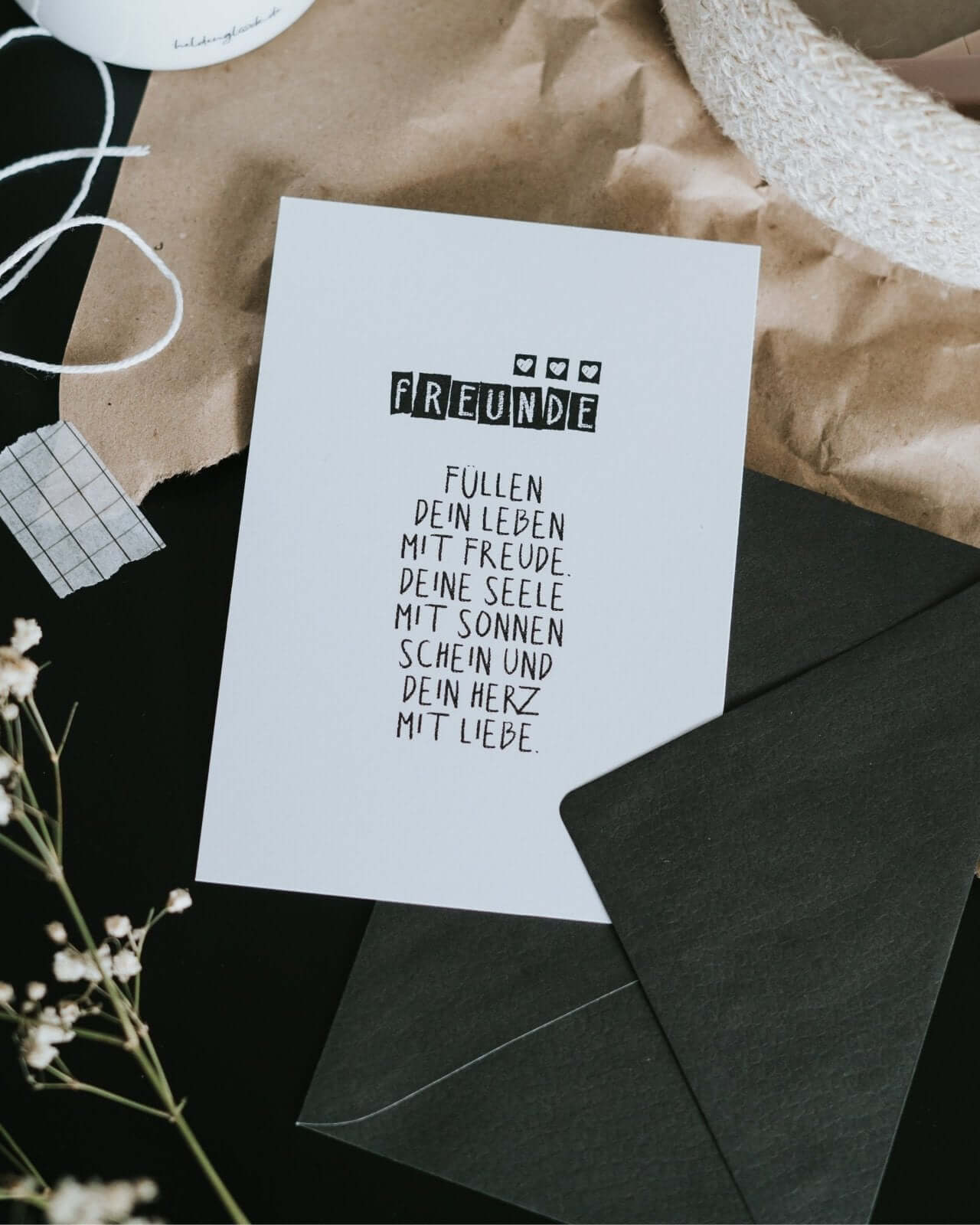 Freunde · Postkarte