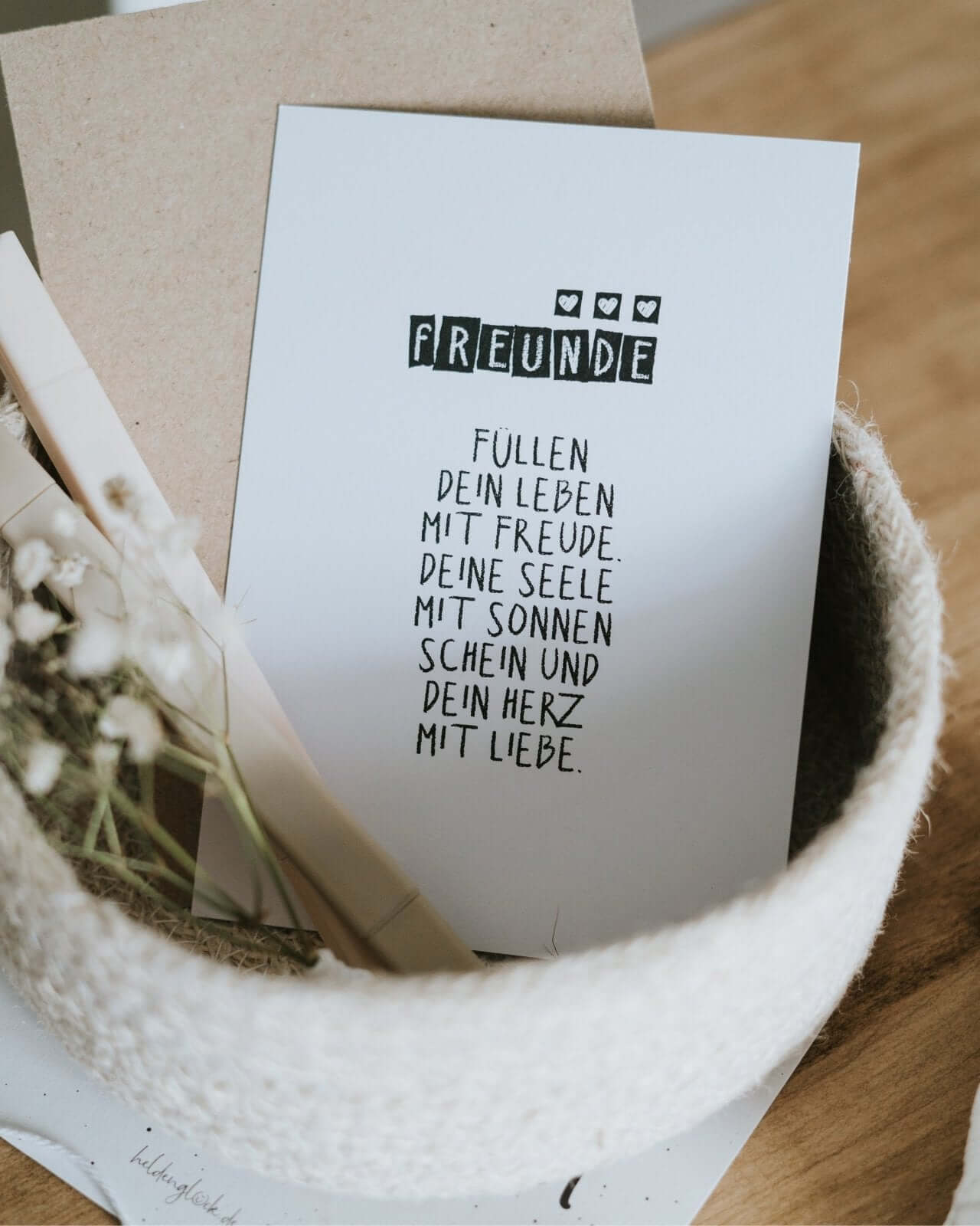 Freunde · Postkarte