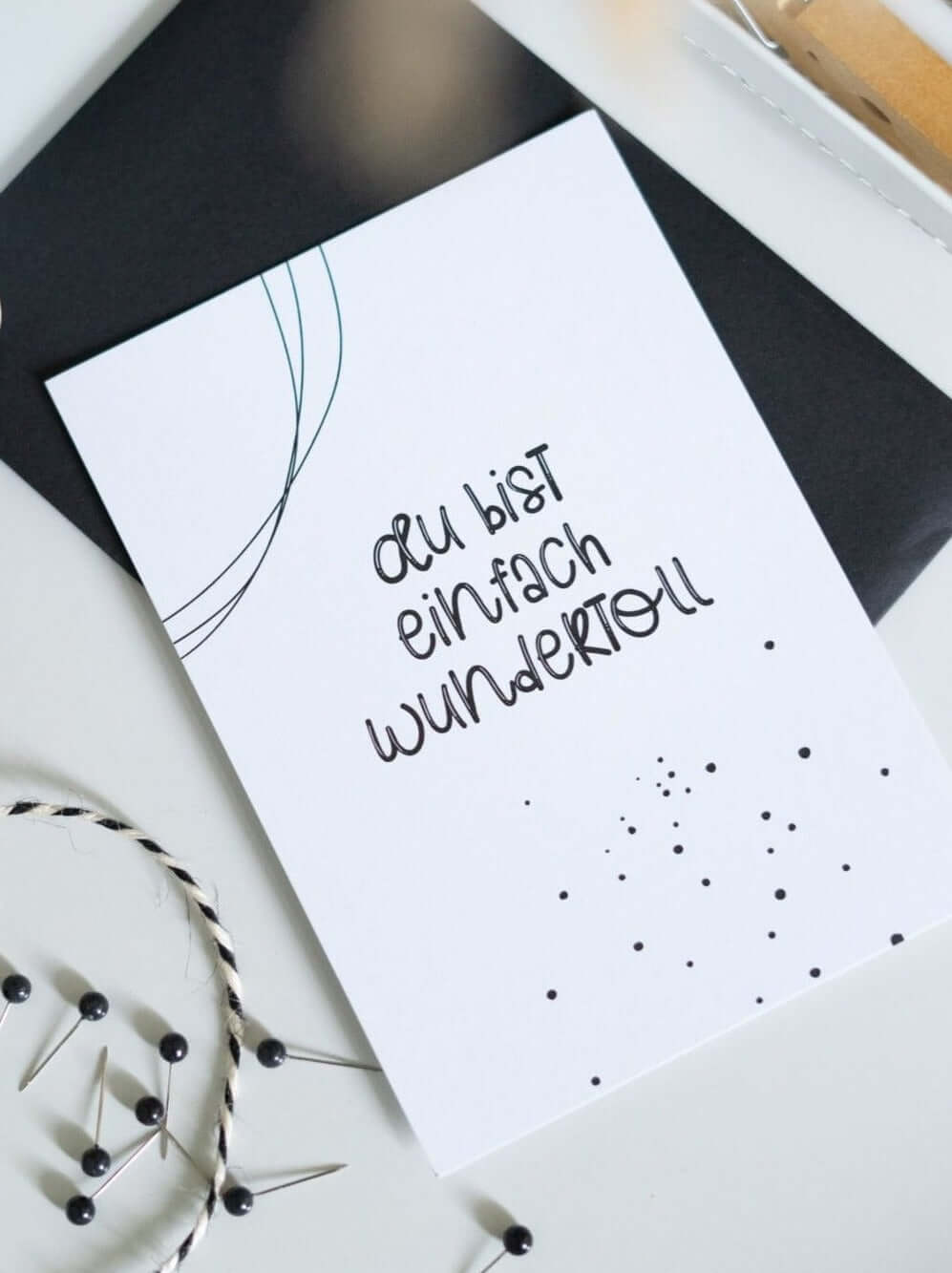 Du bist wundertoll · Postkarte