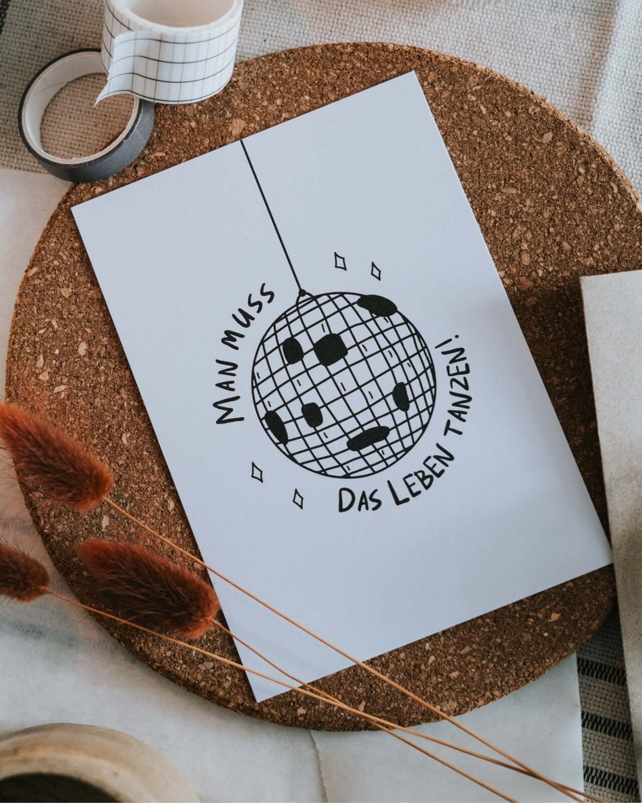 Das Leben tanzen · Postkarte